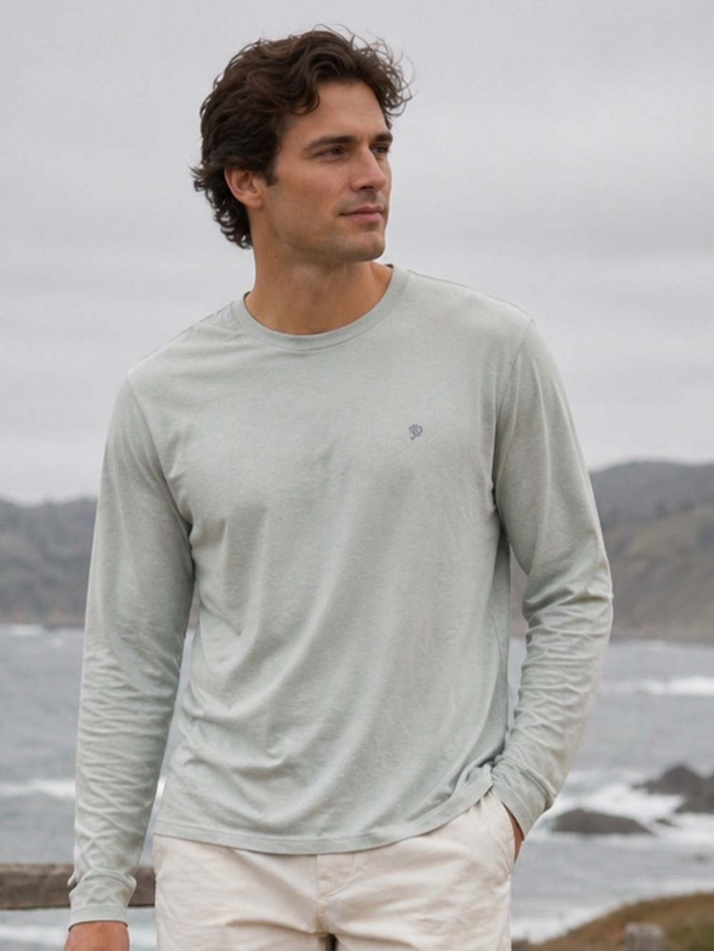 Duck Camp Men’s Long Sleeve Shirt
Color: Light Green
Size:XL